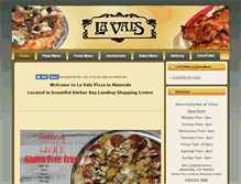 Tablet Screenshot of lavalspizza.com